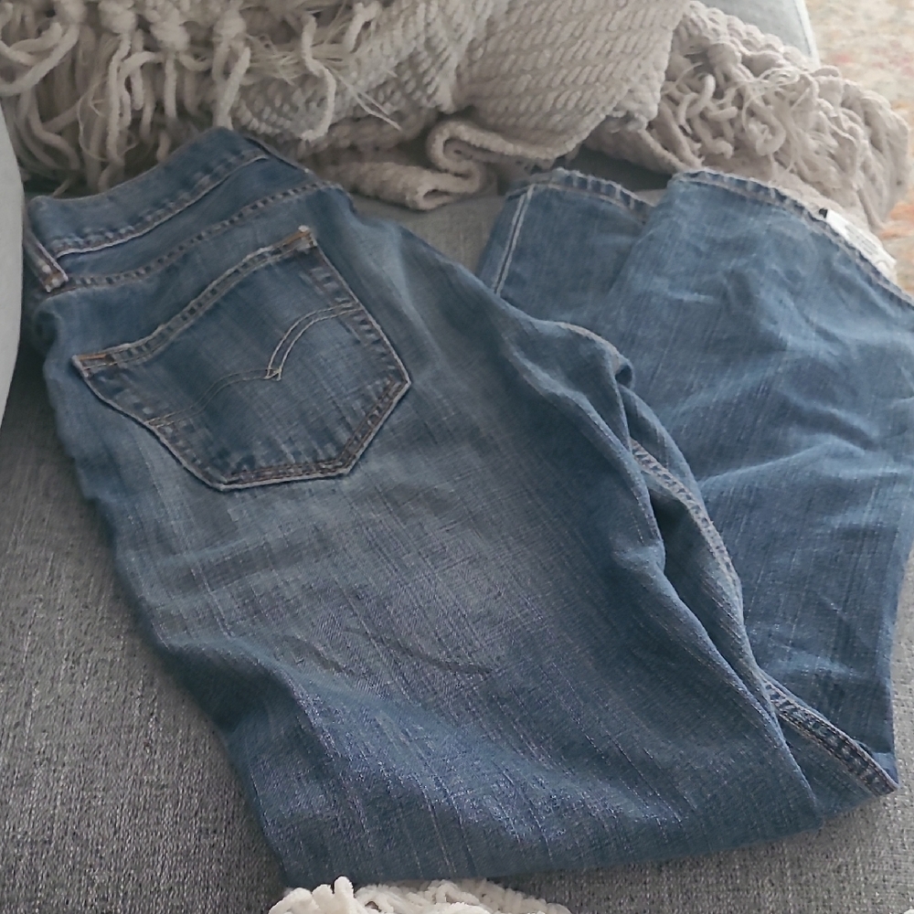 Levi's Blue Boyfriend Jeans Casual Style